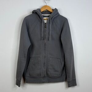 Flint and Tinder 10 Year Hoodie Mens Large Gray Fleece Zip Sweatshirt Huckberry